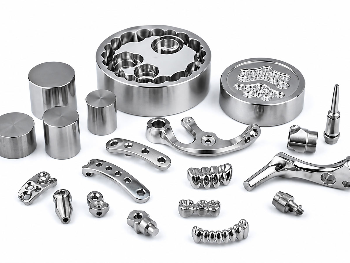 Cobalt Chrome CNC machined precision components