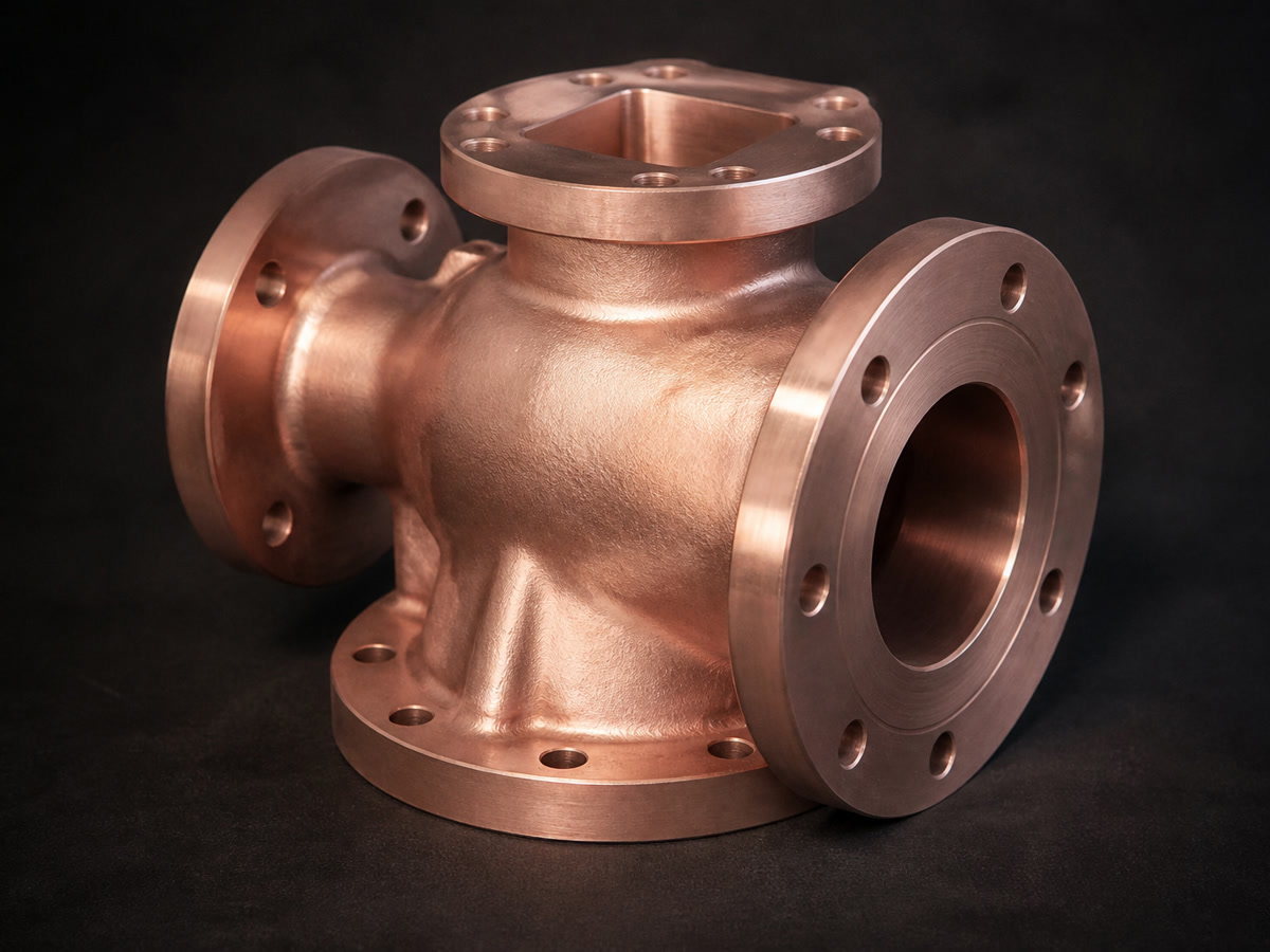 CuNi 70/30 precision machined component