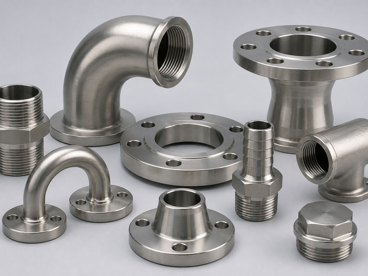 Precision CNC machined duplex marine parts