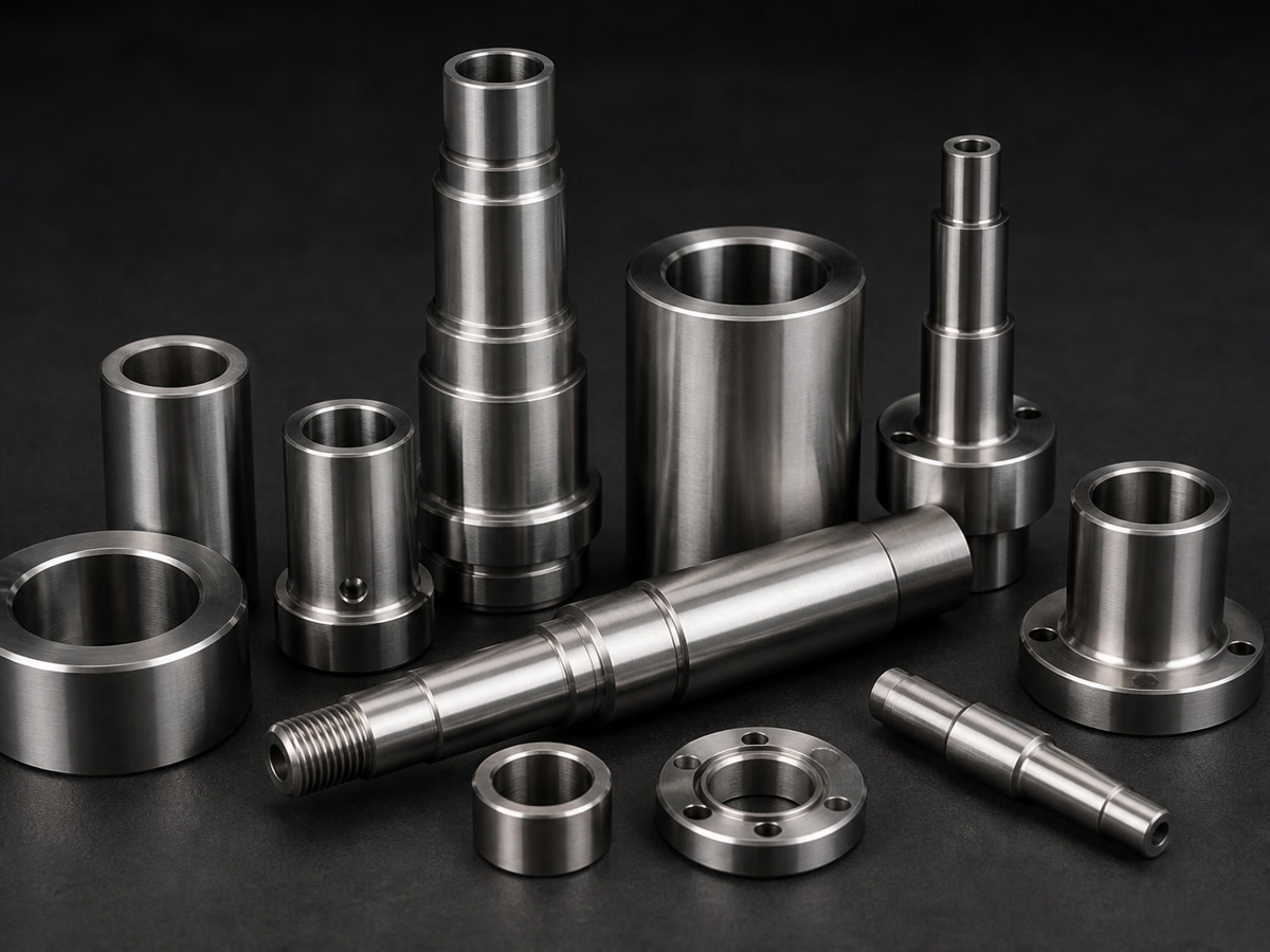 Duplex stainless steel precision CNC turned components