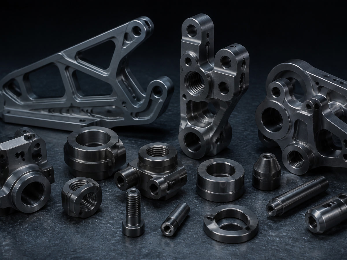 Grade 5 titanium aerospace parts CNC machining