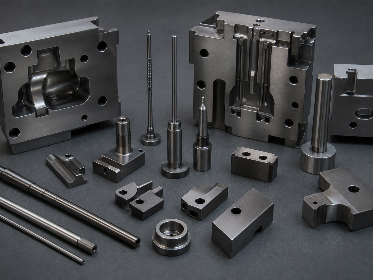 H13 CNC machined precision components