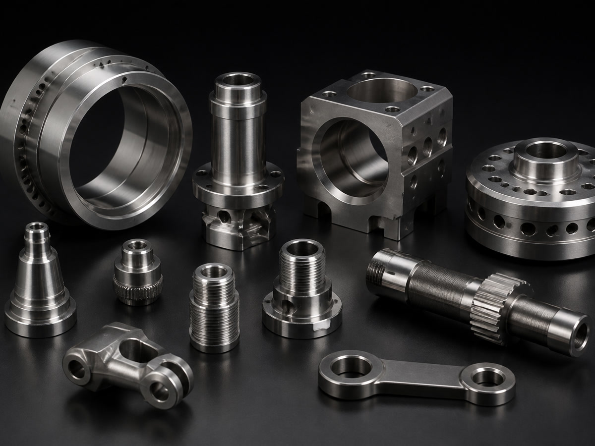 Heat-treated 17-4 PH precision machined components