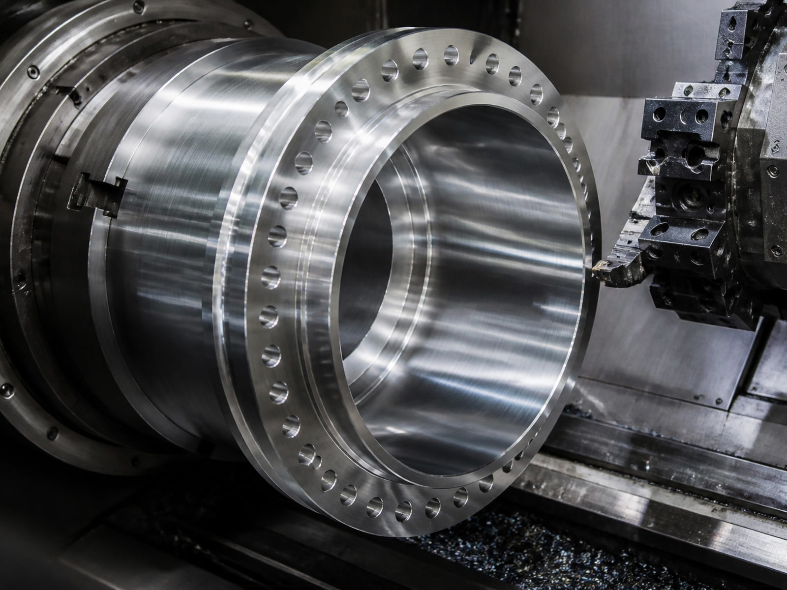 Large-Diameter CNC Turning (Up to Ø500mm)