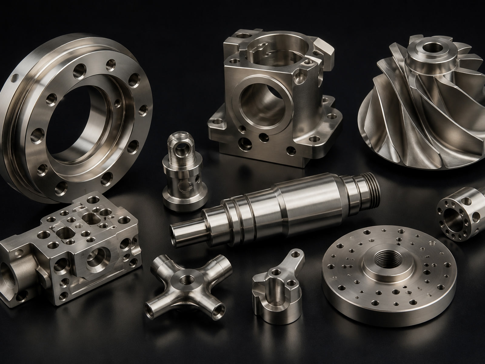 Nickel alloy CNC machined components