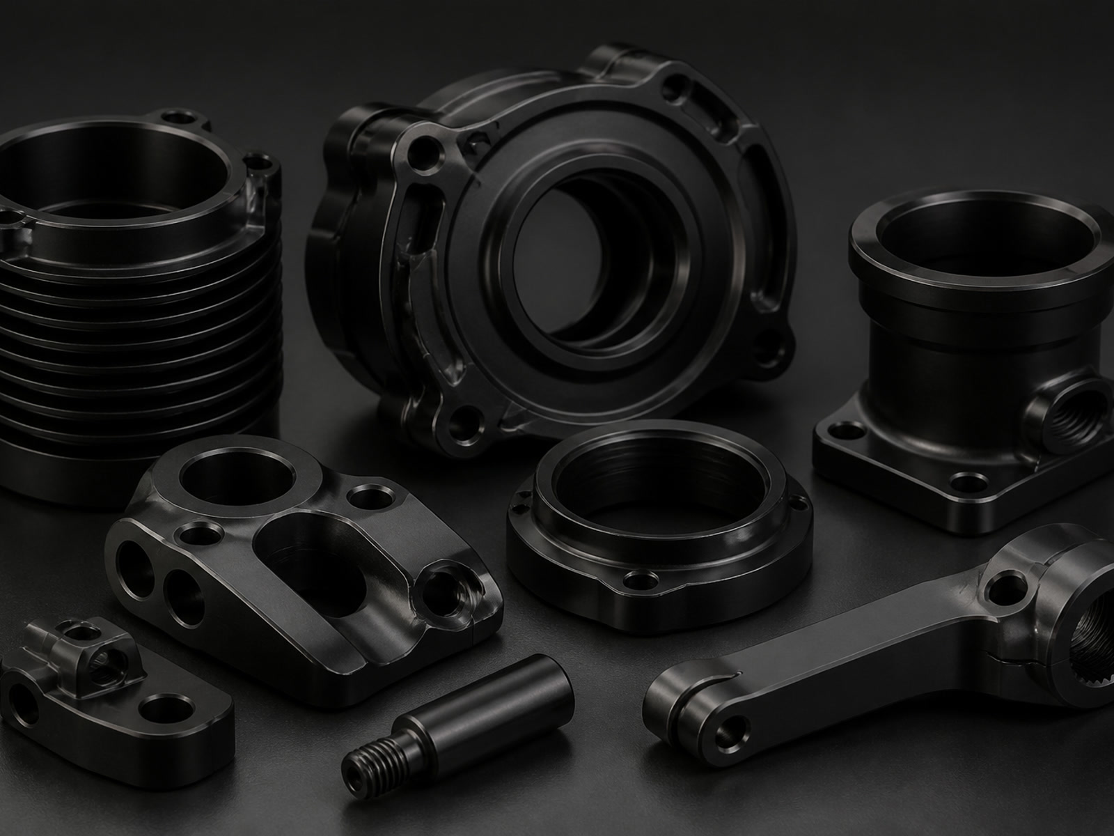 Precision CNC machined parts with protective coating