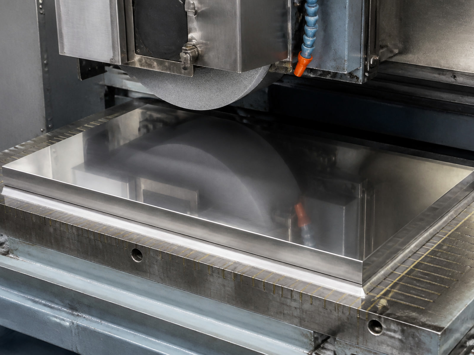 Precision surface grinding of high-performance alloy component