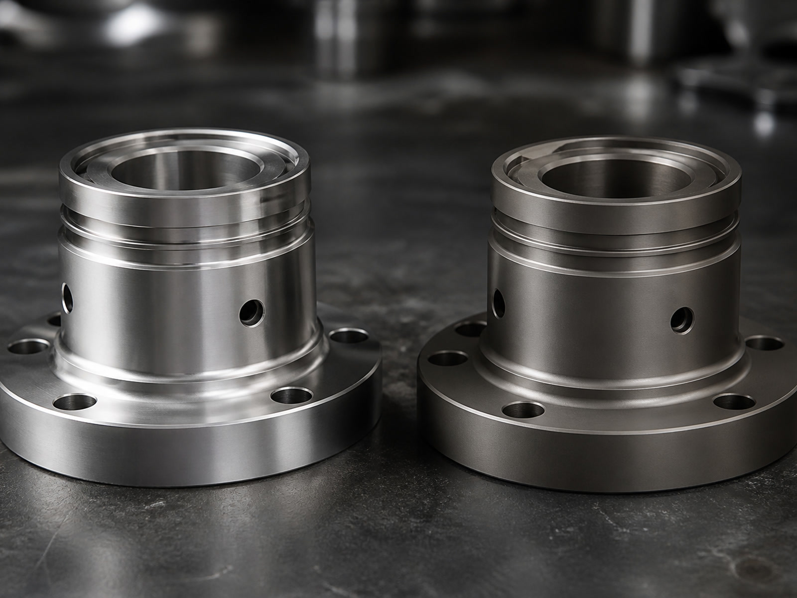 Titanium Grade 2 and Grade 5 CNC machined components